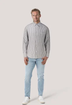 Herren Hemd mit Leinen RELEGANT Regular Fit