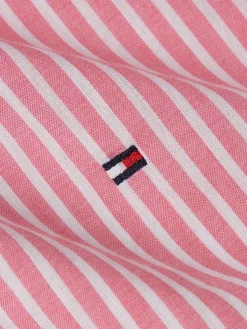 Herren Hemd mit Leinen Regular Fit Kurzarm