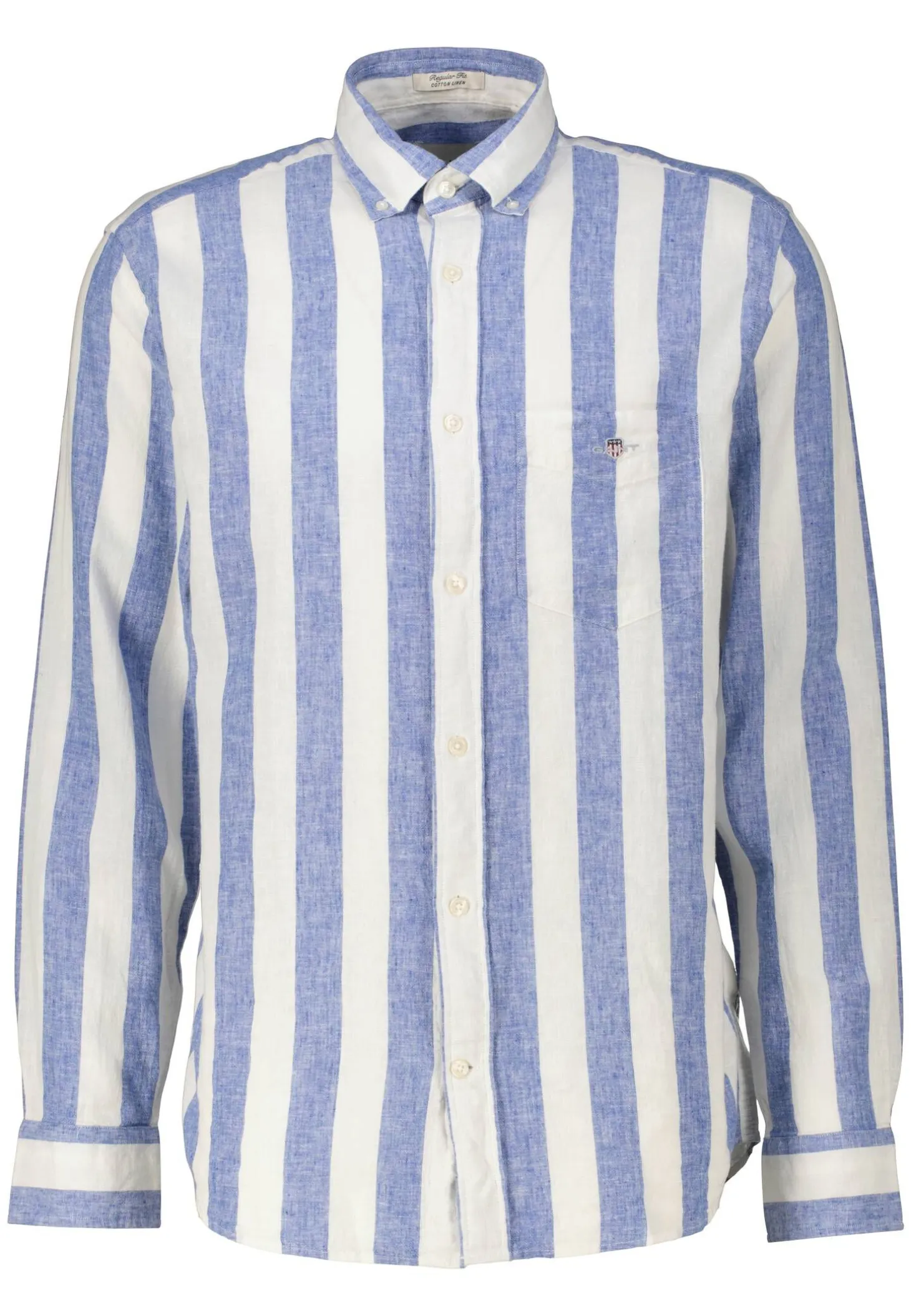 Herren Hemd mit Leinen Regular Fit