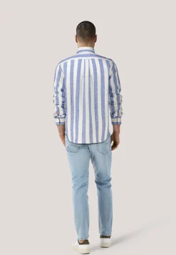 Herren Hemd mit Leinen Regular Fit