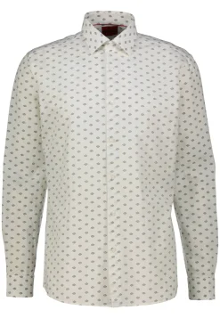 Herren Hemd mit Leinen VALERIO Modern Fit