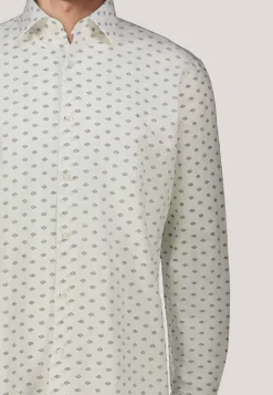 Herren Hemd mit Leinen VALERIO Modern Fit