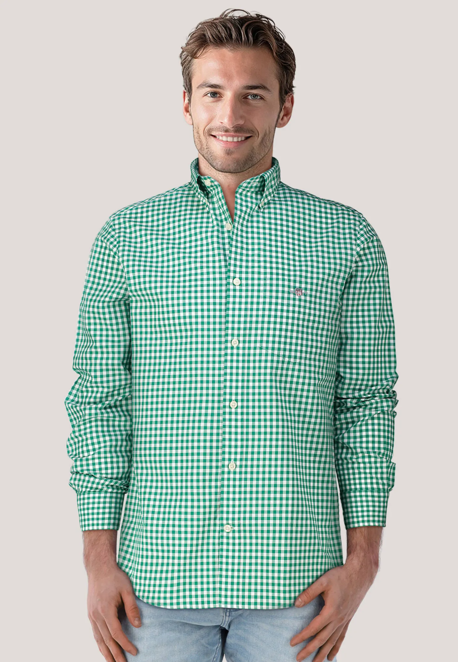 Herren Hemd POPELINE Regular Fit