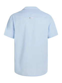 Herren Hemd TJM LINEN BLEND CAMP SHIRT Kurzarm