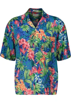 Herren Hemd TROPICAL PRINT SHIRT Relaxed Fit