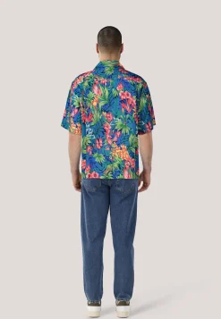 Herren Hemd TROPICAL PRINT SHIRT Relaxed Fit