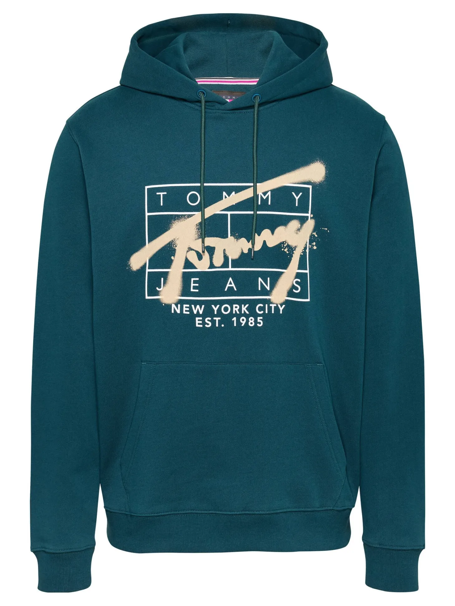 Herren Hoodie mit Graffiti Print