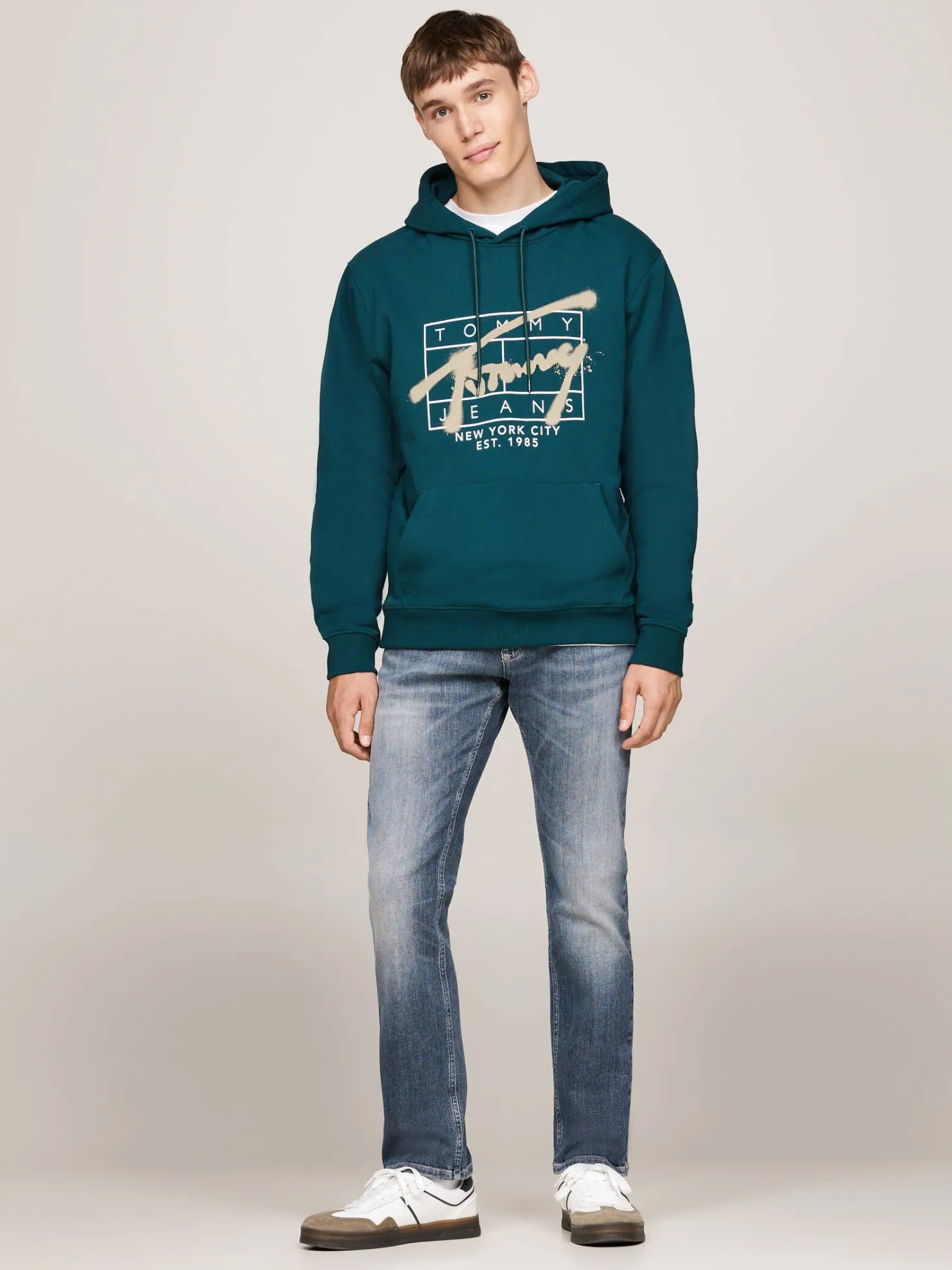 Herren Hoodie mit Graffiti Print