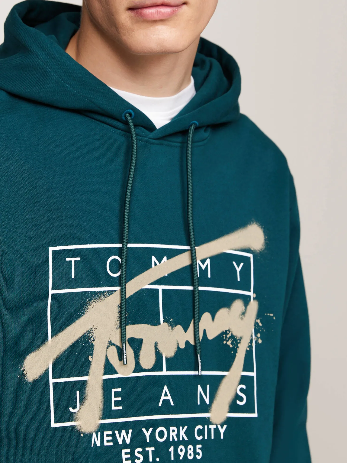Herren Hoodie mit Graffiti Print