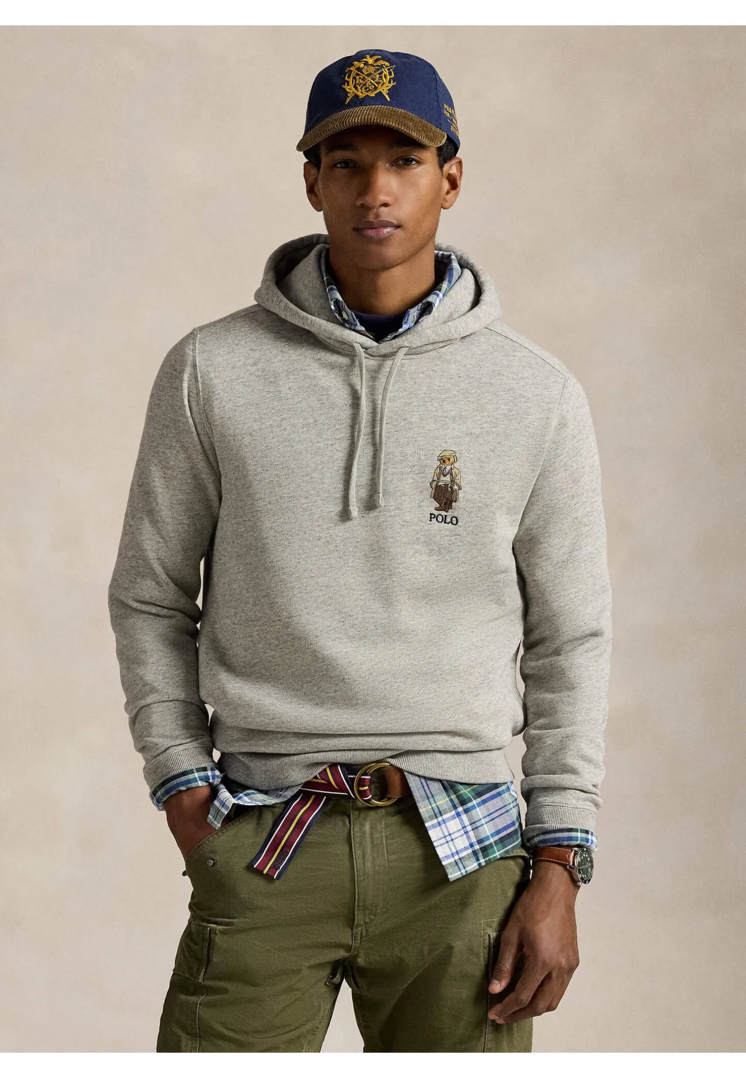 Herren Hoodie mit Polo Bear