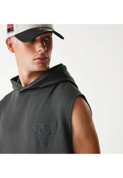 Herren Hoodie NBA WASHED SLEEVELESS HOODIE CHICAGO BULLS