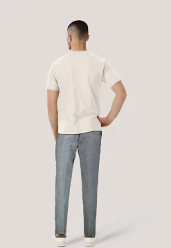 Herren Hose mit Leinen C-KANE-RDS Regular Fit