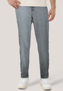 Herren Hose mit Leinen C-KANE-RDS Regular Fit