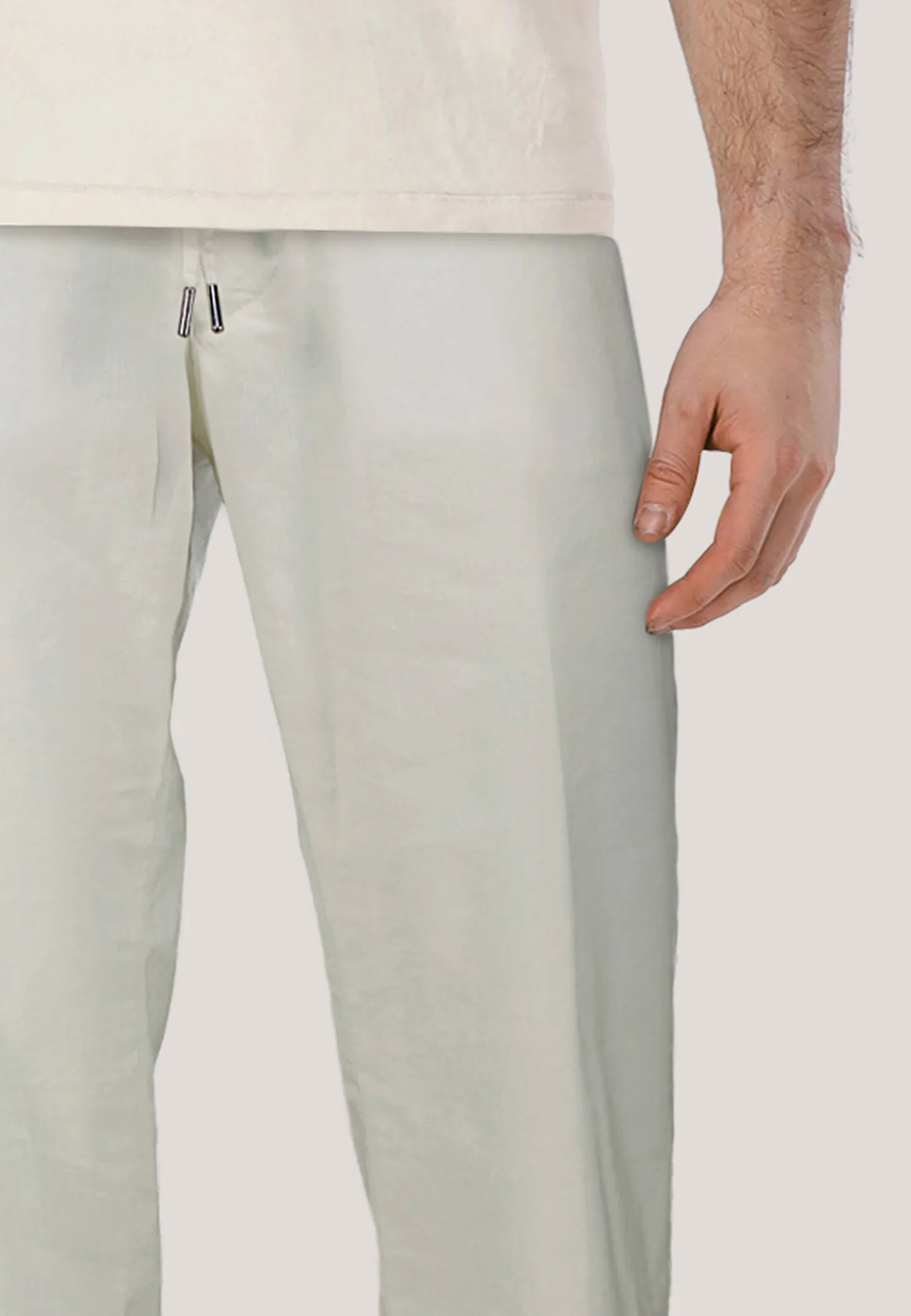 Herren Hose mit Leinen C-KANE-RDS Regular Fit