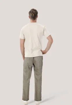 Herren Hose mit Leinen C-KANE-RDS Regular Fit