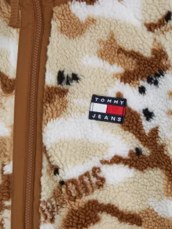 Herren Jacke SHERPA mit Camouflage-Logo Print Relaxed Fit