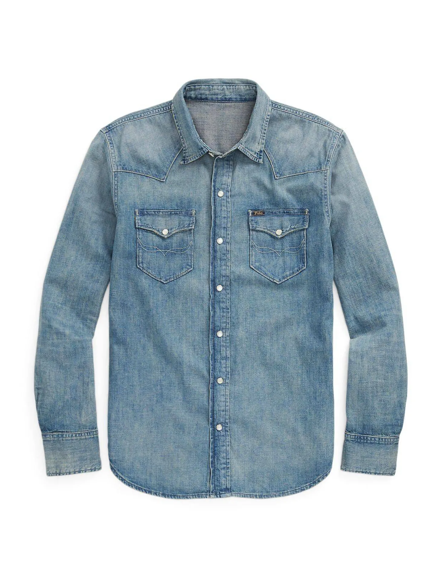 Herren Jeanshemd