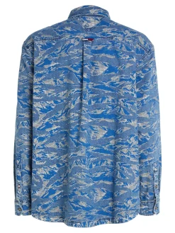 Herren Jeanshemd TIGER CAMO