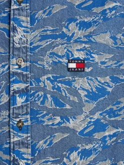 Herren Jeanshemd TIGER CAMO