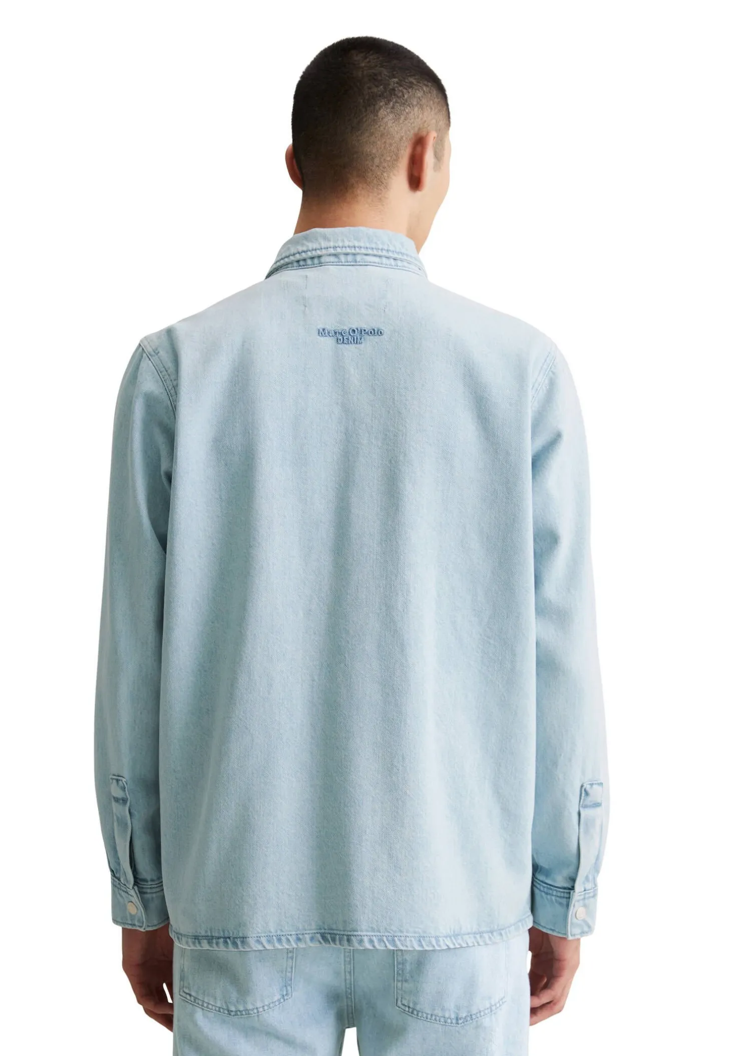 Herren Jeans-Overshirt aus Bio-Baumwolle und Lyocell Regular Fit