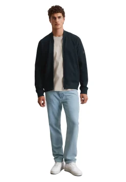 Herren Jerseyjacke mit Struktur Regular Fit