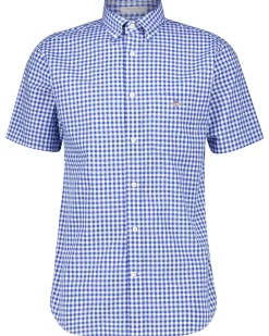 Herren Kurzarmhemd VICHY-KARO aus Popeline Regular Fit