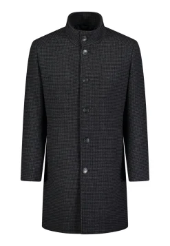 Herren Kurzmantel mit Schurwolle und Wattierung