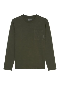 Herren Langarmshirt aus Baumwolle