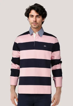 Herren Langarmshirt mit Kragen CHAMBRAY HEAVY RUGGER