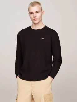 Herren Langarmshirt TJM REG WAFFLE L/S TEE