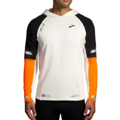 Herren Laufshirt mit Kapuze RUN VISIBLE THERMAL HOODIE 2.0