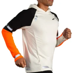 Herren Laufshirt mit Kapuze RUN VISIBLE THERMAL HOODIE 2.0