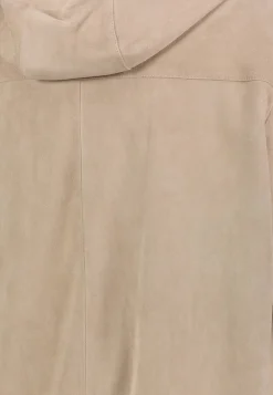 Herren Lederjacke mit Kapuze