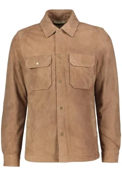 Herren Lederjacke SUEDE ALASKAN OVERSHIRT
