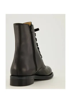 Herren Lederstiefeletten PUNX COMBAT BOOT