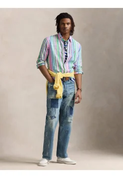 Herren Leinenhemd Custom Fit