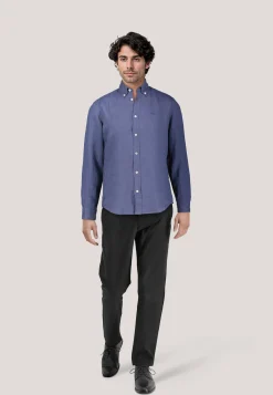 Herren Leinenhemd H-LIAM Regular Fit