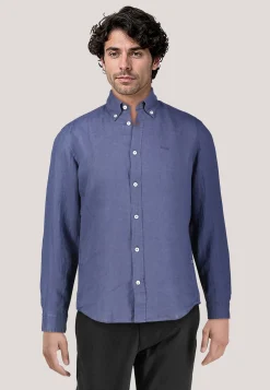 Herren Leinenhemd H-LIAM Regular Fit