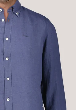Herren Leinenhemd H-LIAM Regular Fit