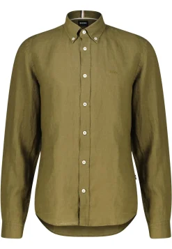 Herren Leinenhemd H-LIAM Regular Fit