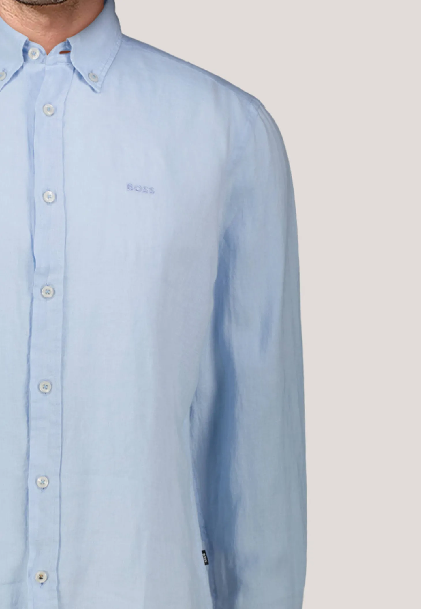 Herren Leinenhemd H-LIAM Regular Fit