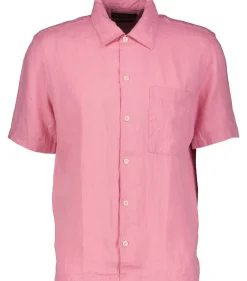 Herren Leinenhemd kurzarm Regular Fit