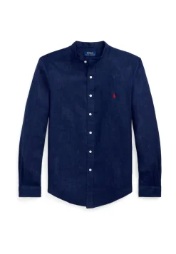 Herren Leinenhemd Slim Fit