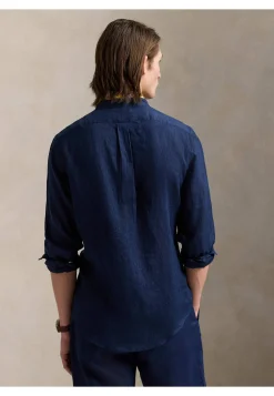 Herren Leinenhemd Slim Fit