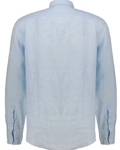 Herren Leinenhemd Slim Fit Langarm
