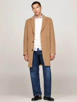 Herren Mantel aus Wollmischung