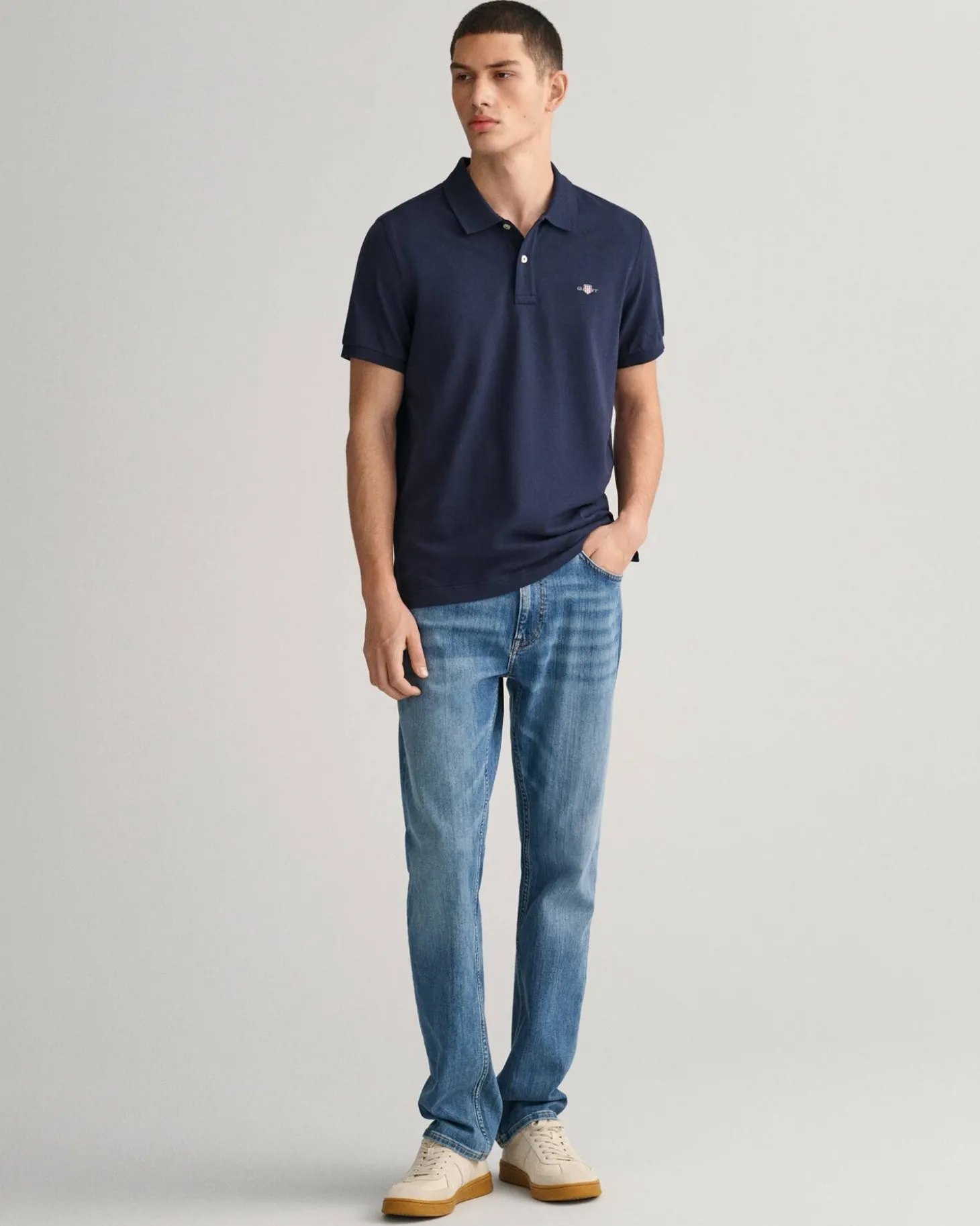 Herren Pique-Poloshirt SHIELD Regular Fit