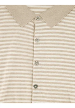 Herren Polo-Cardigan mit Leinen RIVA S