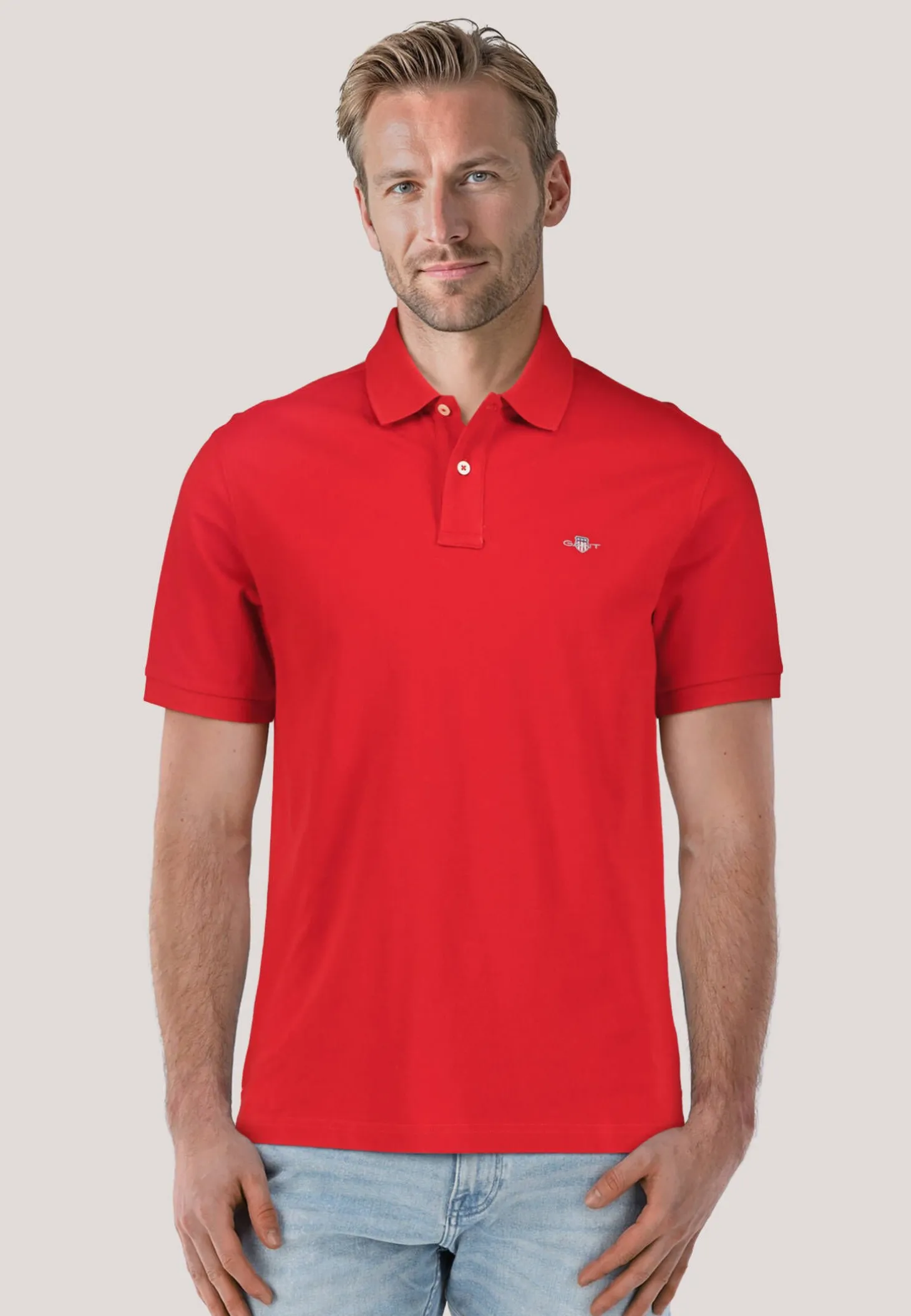 Herren Poloshirt aus Baumwolle