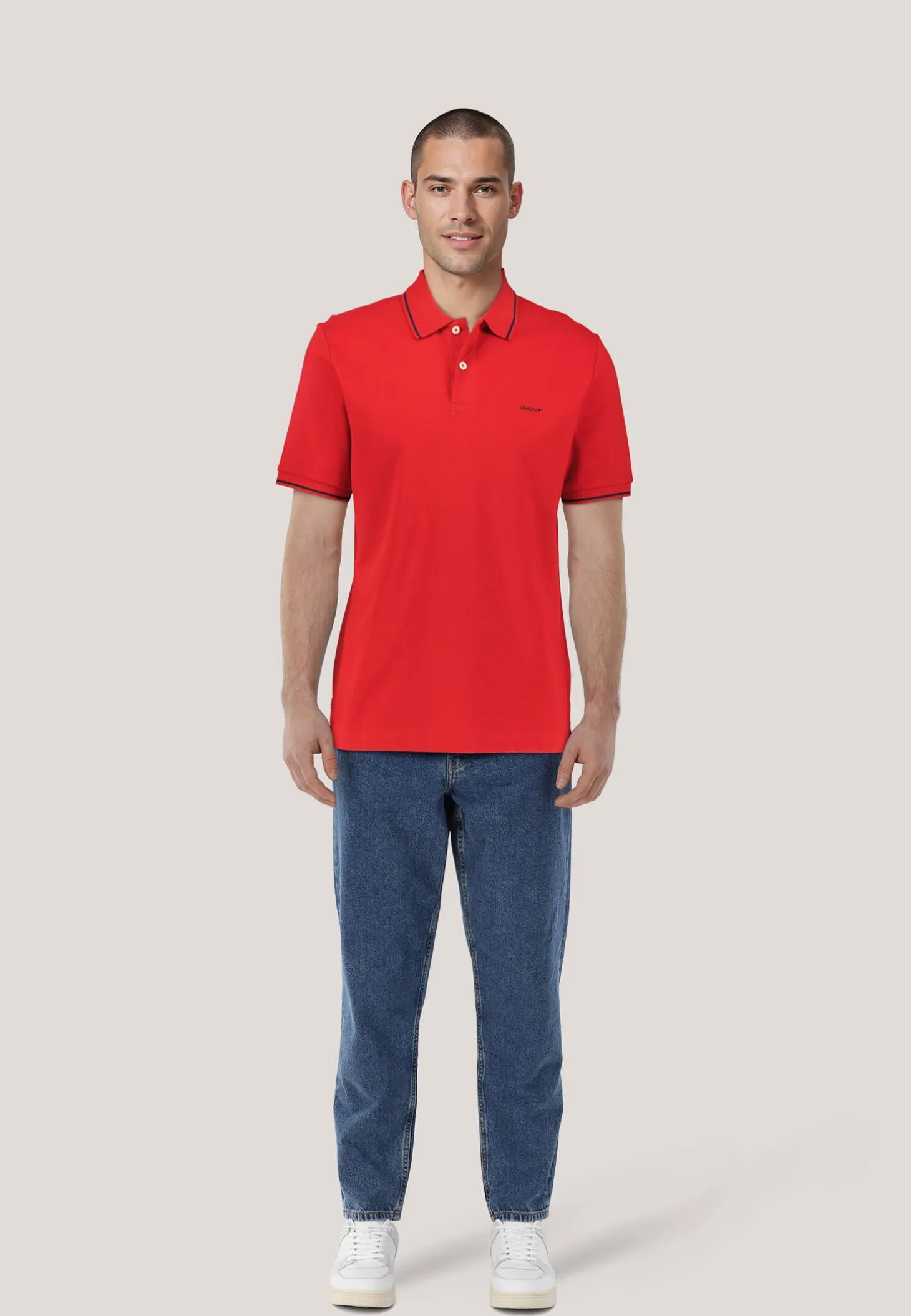 Herren Poloshirt aus Baumwolle